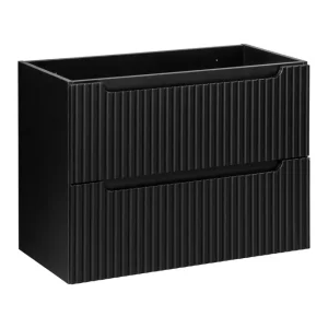 Comad Nova Black onderkast met 2 lades 80x40x60cm zwart Exclusieve Aanbieding
