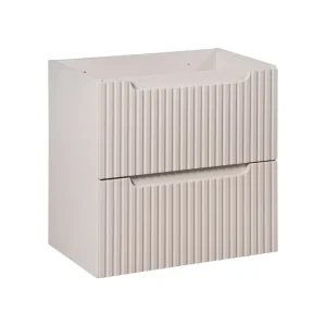 Garantie Inbegrepen Comad Nova Cashmere onderkast met 2 lades 60x40x60cm taupe