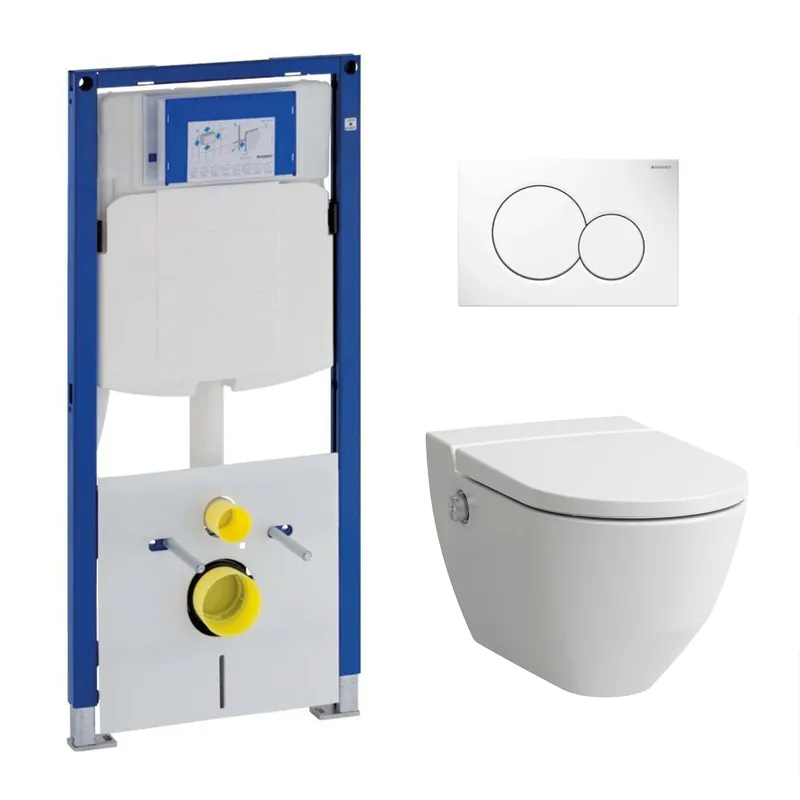 Professioneel Geberit UP320 toiletset met Laufen Navia douche wc
