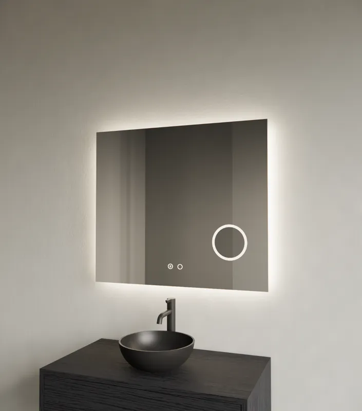 Gliss Design Lumin spiegel met LED-verlichting 70x70cm Koop Vandaag