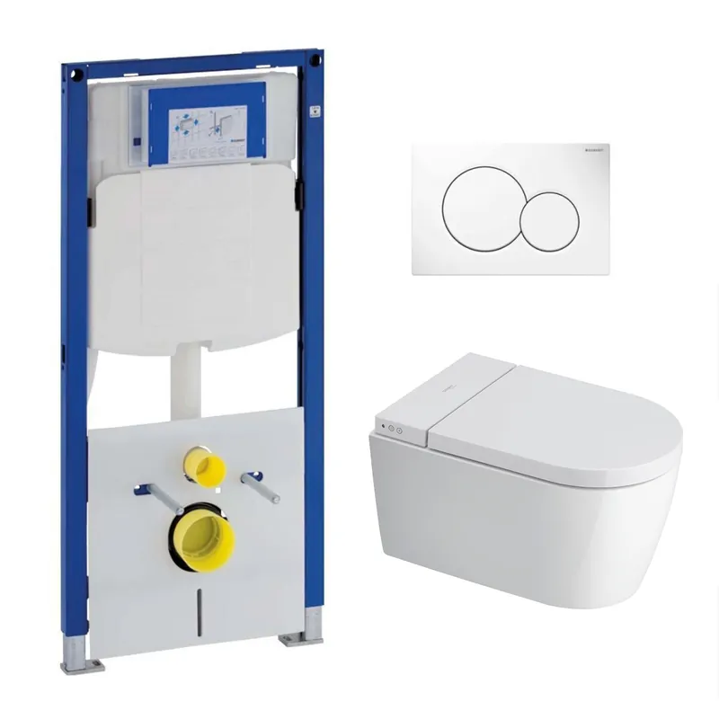 Geberit UP320 toiletset met Duravit Starck F douche wc Laatste Versie