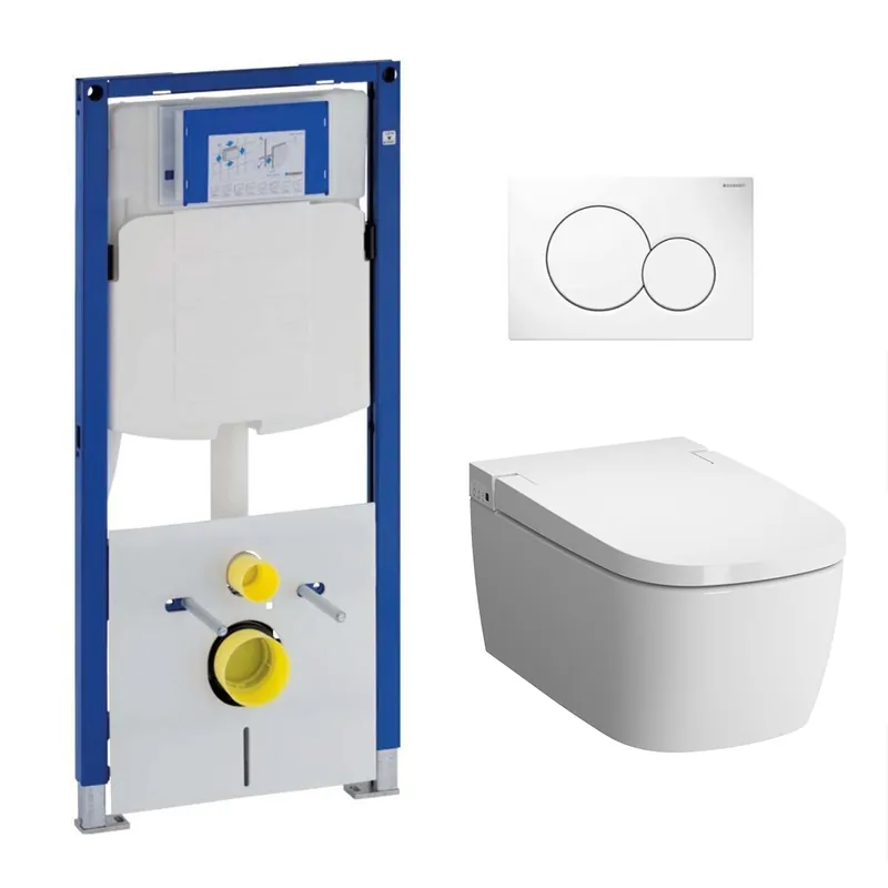 Geberit UP320 toiletset met Vitra V-Care Metropole douche wc Must-Have