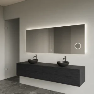 Gliss Design Lumin spiegel met LED-verlichting 150x70cm Garantie Inbegrepen