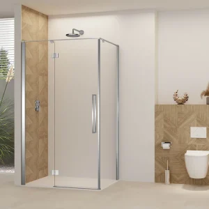 Gereduceerde Prijs Van Rijn ST07 douchedeur met helder glas 90x200cm chroom