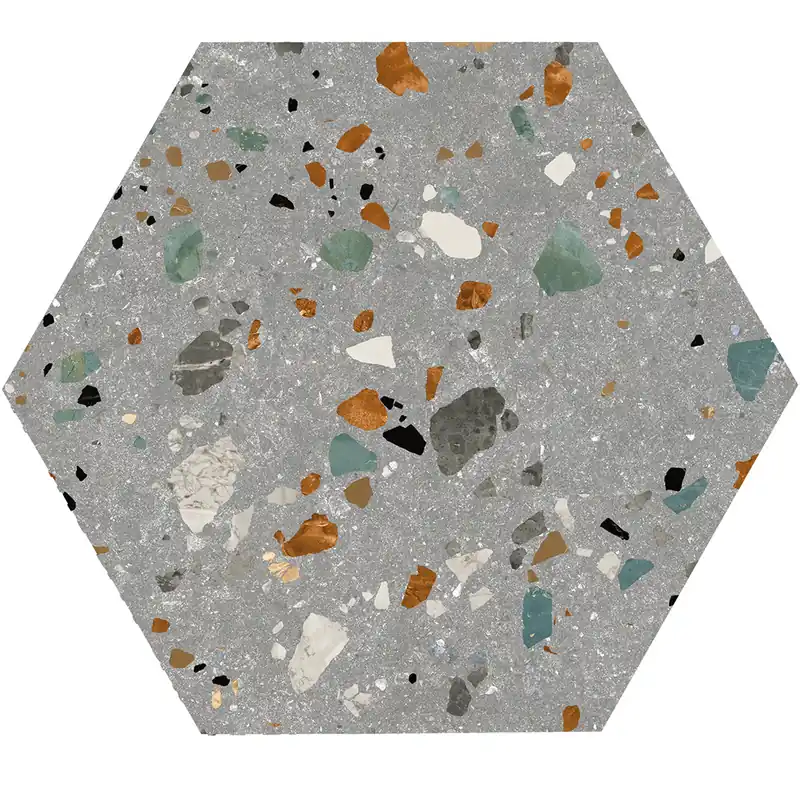 Plaats Bestelling Jabo Gobi Grigio wandtegel hexagon 20x24cm gerectificeerd
