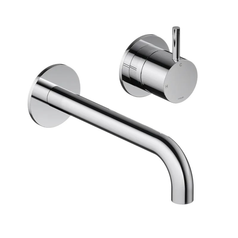 Alleen Vandaag Hotbath Cobber 2-gats inbouw wastafelkraan 18cm chroom