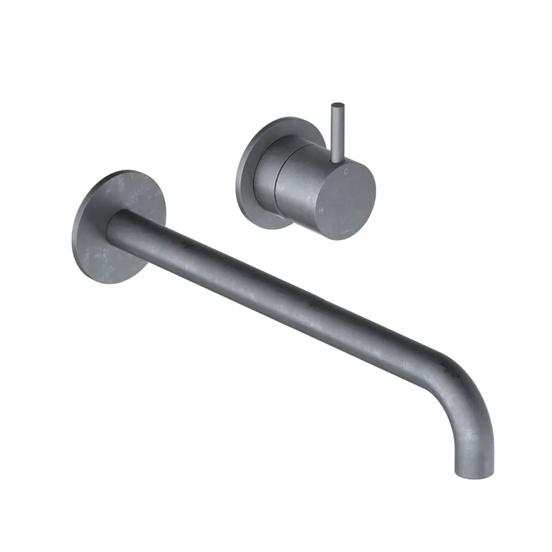 Hotbath Cobber 2-gats inbouw wastafelkraan 25cm verouderd ijzer Meest Verkocht