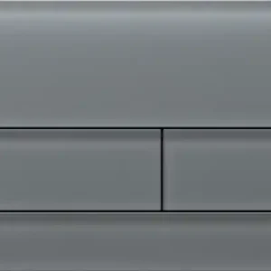 Bestseller TECE Square II drukplaat gesatineerd glas grijs