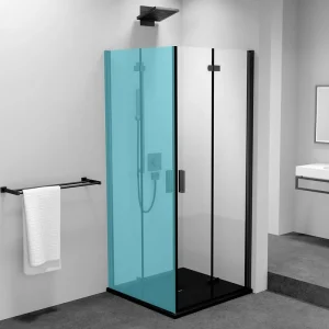 Beperkt Aanbod Polysan Zoom Line Black vouwdeur rechts 70x200cm zwart