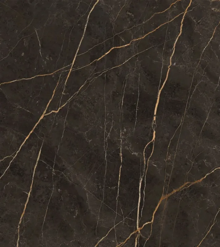 Tegelsample: Jabo Saint Laurent vloertegel zwart marmer mat 120x120cm gerectificeerd Snelle Levering