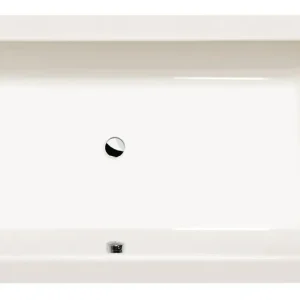 Polysan Cleo ligbad 180x90x48cm ivoor Wereldwijde Verzending