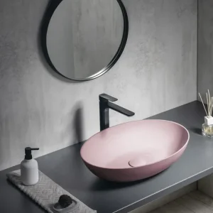 Shop Nu Sapho Formigo betonnen wastafel 60x40cm roze