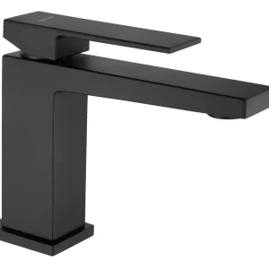 In De Mode Sapho Latus wastafelkraan 14.3cm zwart mat