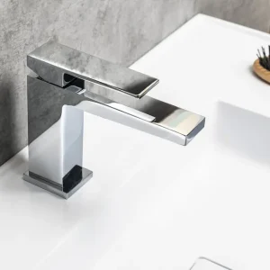 Sapho Latus wastafelkraan 14.3cm chroom Beste Prijs