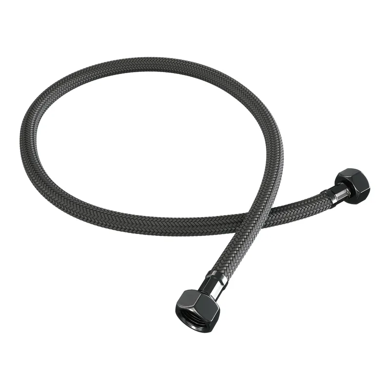 Brauer flexibele aansluitslang gevlochten 30cm gunmetal geborsteld PVD Meest Verkocht