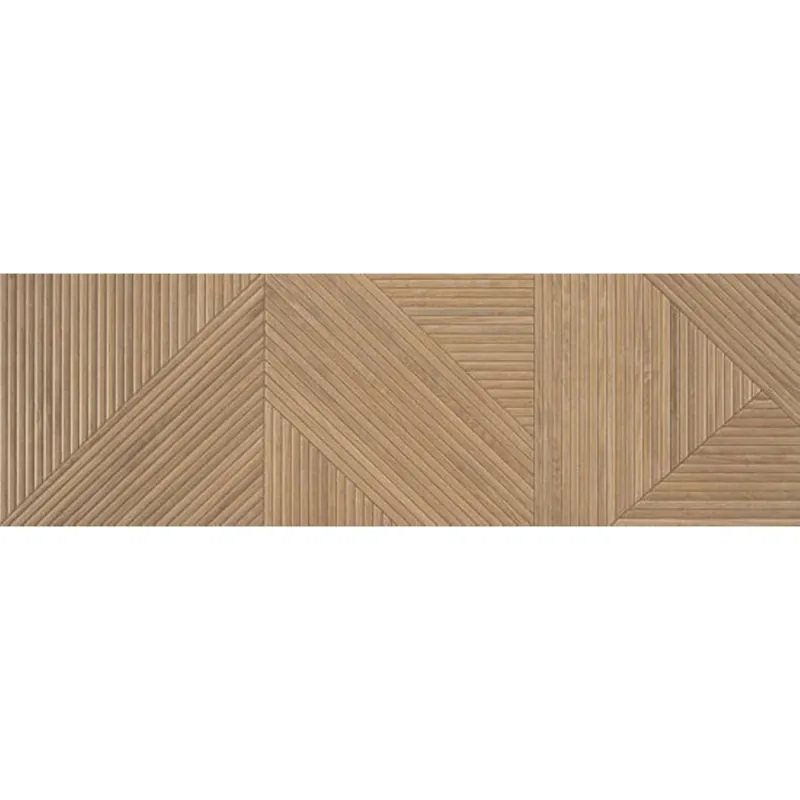 Nu Kopen Valence Stripes decor wandtegel 32x100cm bruin