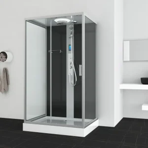 Badstuber Boston complete douchecabine 120x90x215cm chroom In De Mode