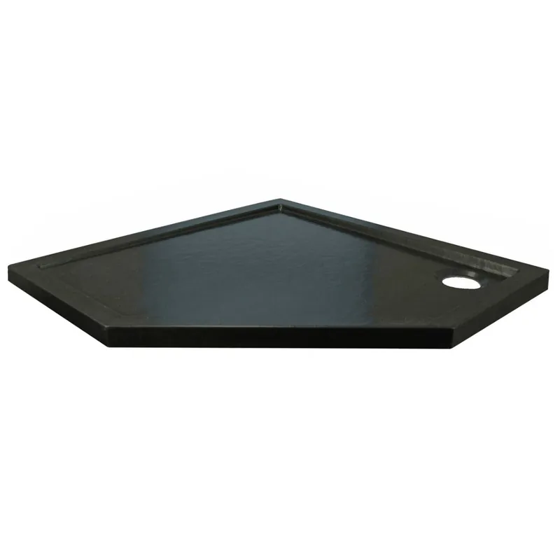 Geld-Terug-Garantie Kerra Prato douchebak 90x90x5cm zwart mat