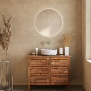 Livli Amira badkamermeubel 100cm met ronde terrazzo waskom Korting