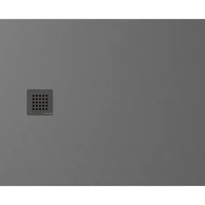 Polysan Treneca douchebak 140x80cm grijs mat Origineel
