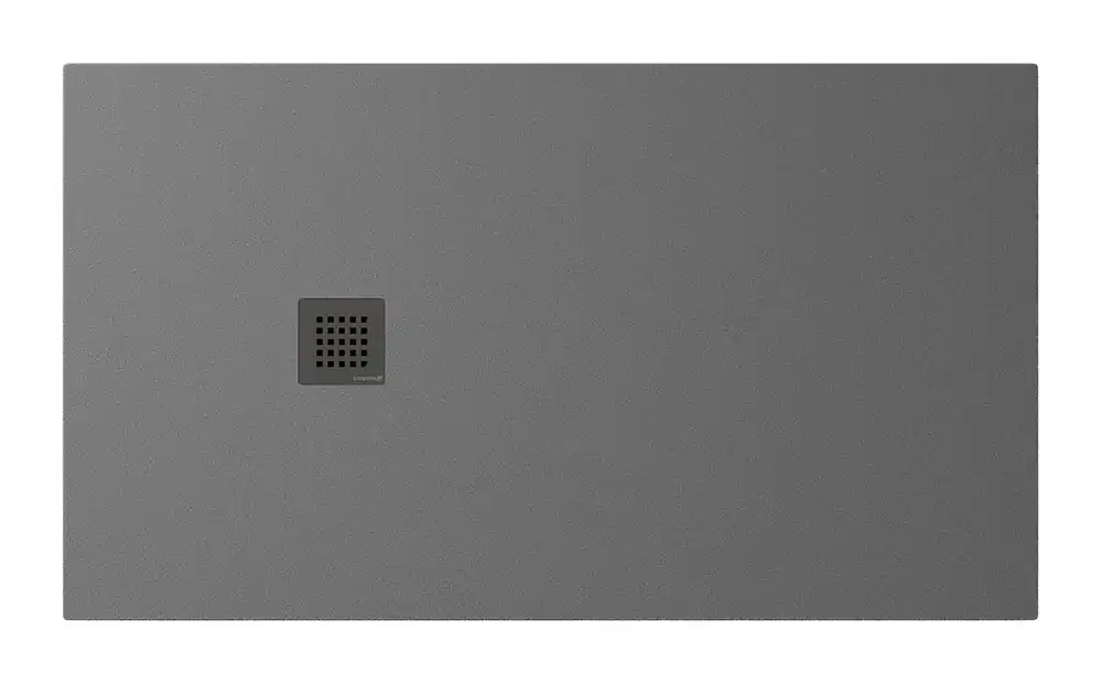 Polysan Treneca douchebak 140x80cm grijs mat Origineel