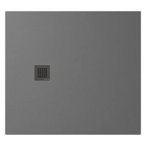 Gratis Verzending Polysan Treneca douchebak 110x100cm grijs mat