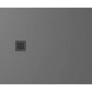 Direct Beschikbaar Polysan Treneca douchebak 140x90cm grijs mat