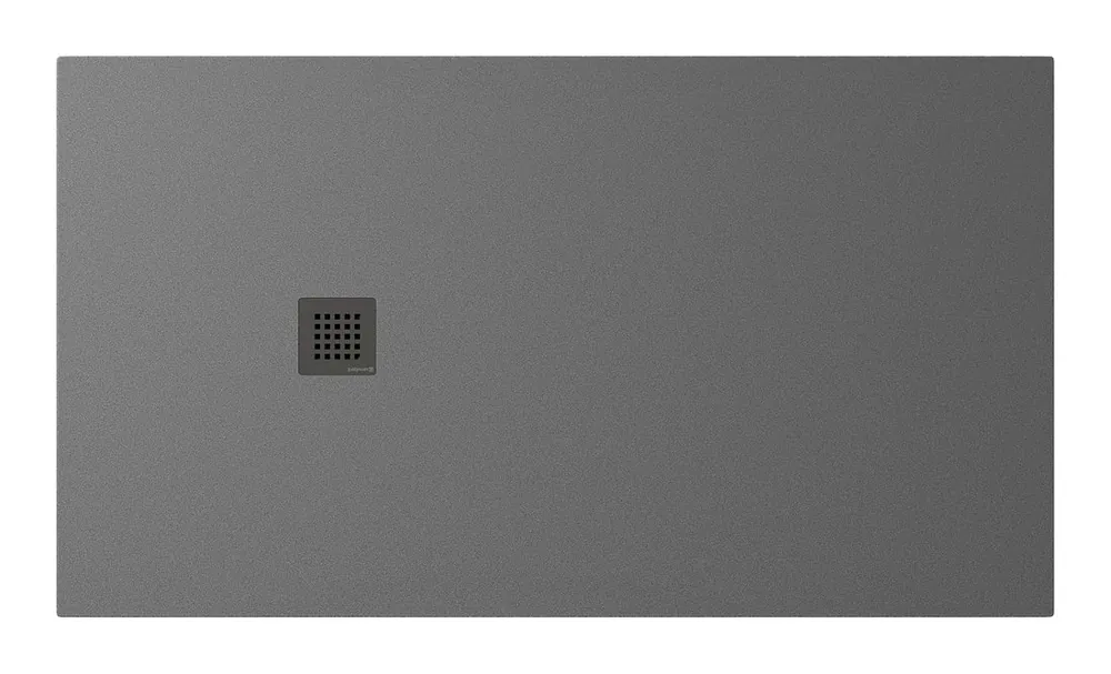Polysan Treneca douchebak 160x90cm grijs mat Authentiek