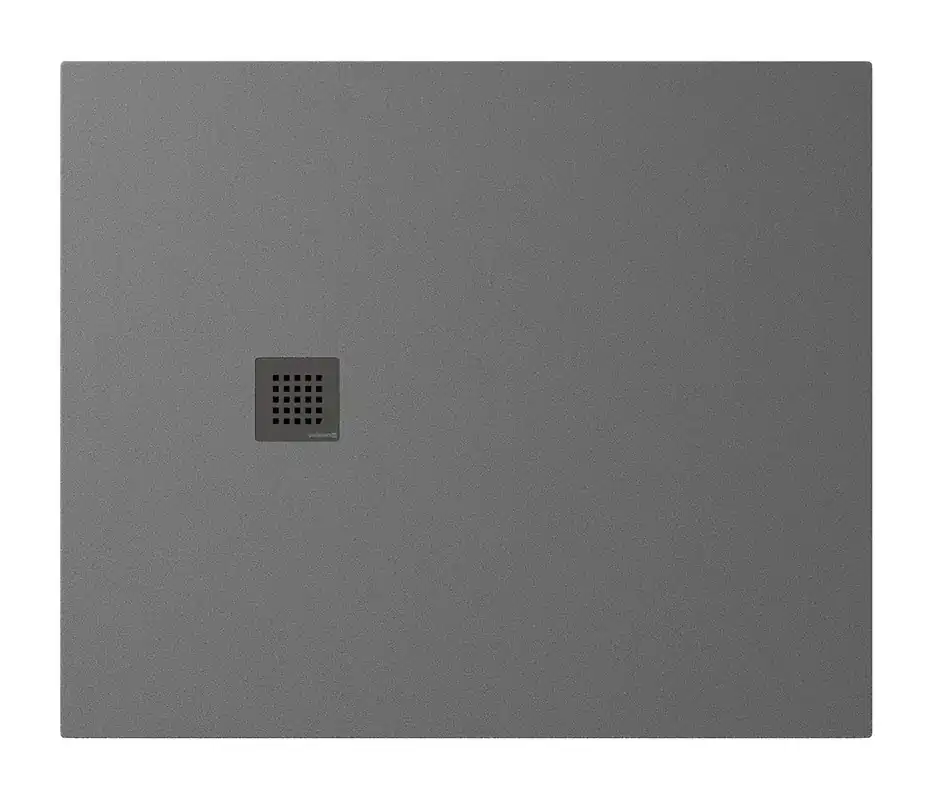 Exclusief Polysan Treneca douchebak 120x100cm grijs mat