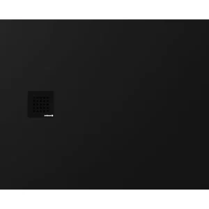 Finale Uitverkoop Polysan Treneca douchebak 130X80cm zwart mat