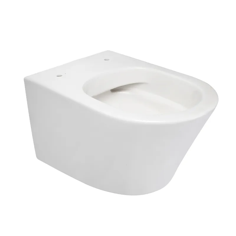 SCHADEMODEL: Mueller Afesta rimless toiletpot zonder zitting wit Beperkt Aanbod