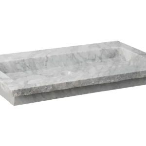 Beste Prijs Forzalaqua Nova wastafel 60x50cm met kraangat carrara gekapt