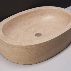 Betrouwbaar Forzalaqua Firenze waskom 50x35cm travertin