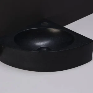 Actieprijs Forzalaqua Turino hoekfontein met kraangat 30x30cm graniet