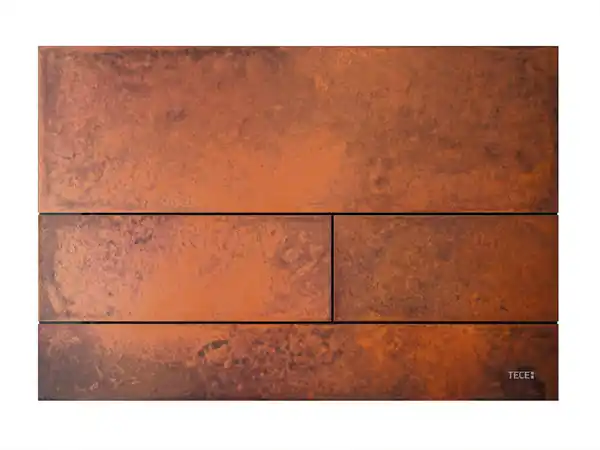 Budget TECE Square II drukplaat rusted steel cortenstaal
