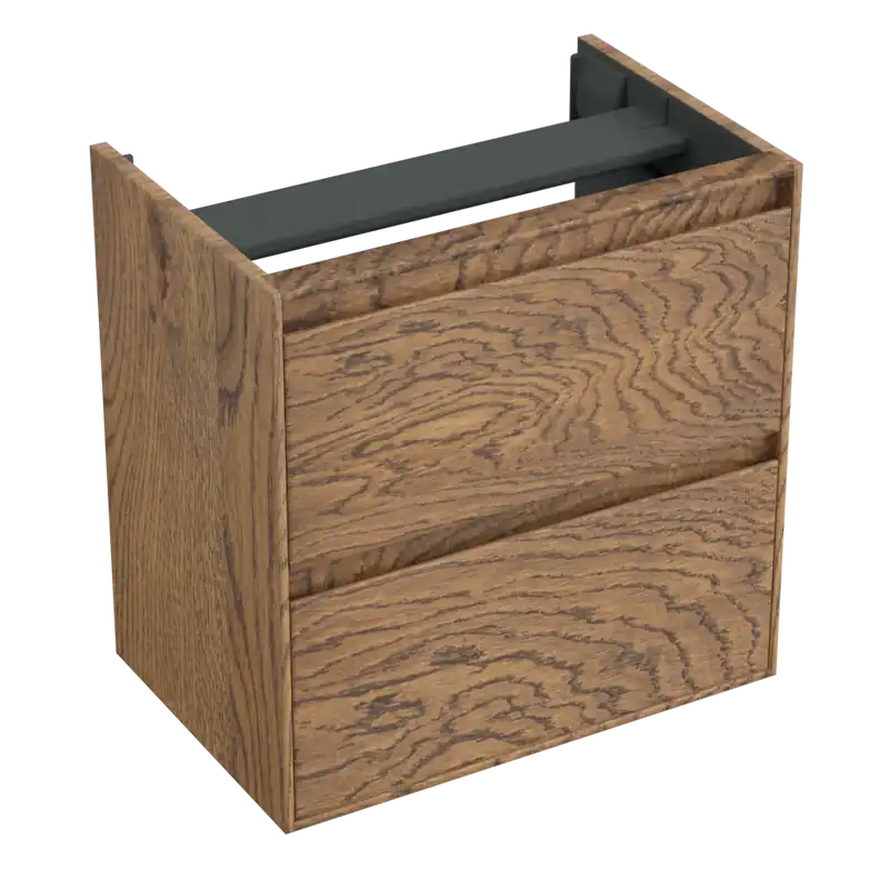 Budget Forzalaqua Reno onderkast 60cm 2 lades castle brown