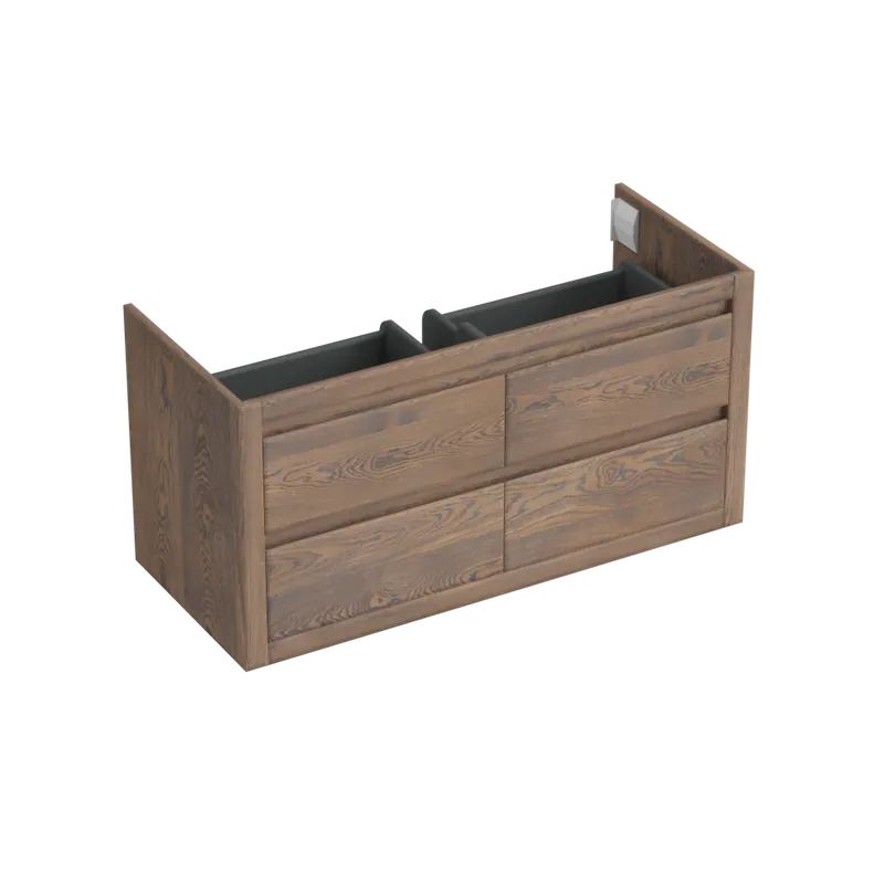 Weekendaanbieding Forzalaqua Gela onderkast 120cm 4 lades havanna