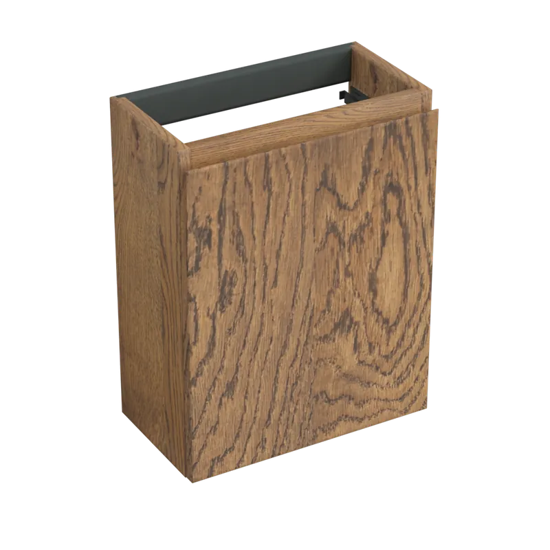 Betaalbaar Forzalaqua Siena fonteinkast 40cm rechts castle brown