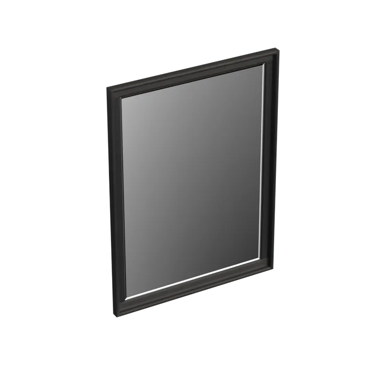 Bestel Nu Forzalaqua Reno spiegel 60x80cm black oiled