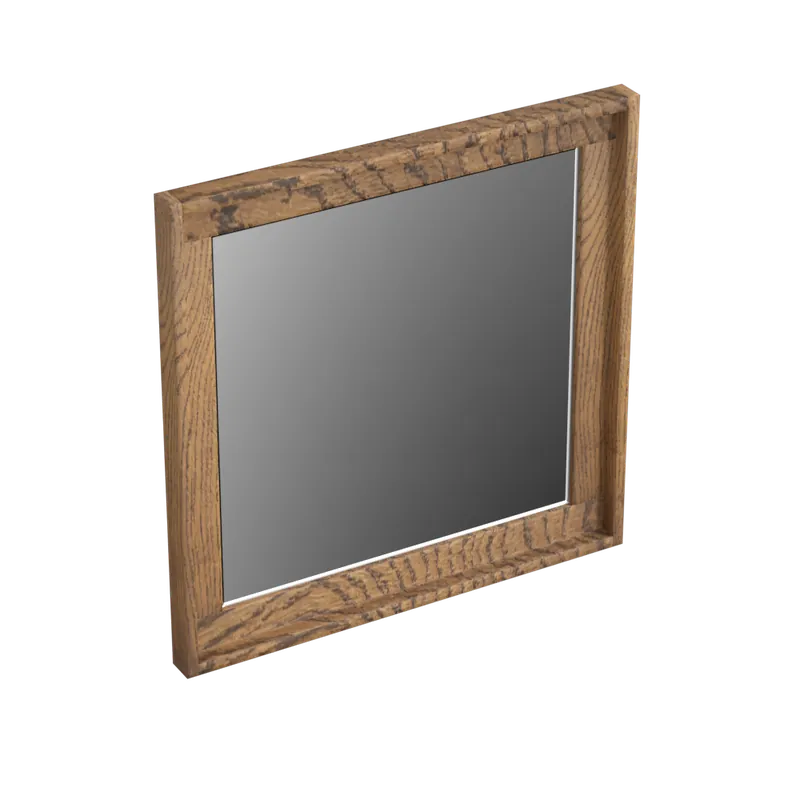 Veilige Betaling Forzalaqua Reno spiegel 40x40cm castle brown
