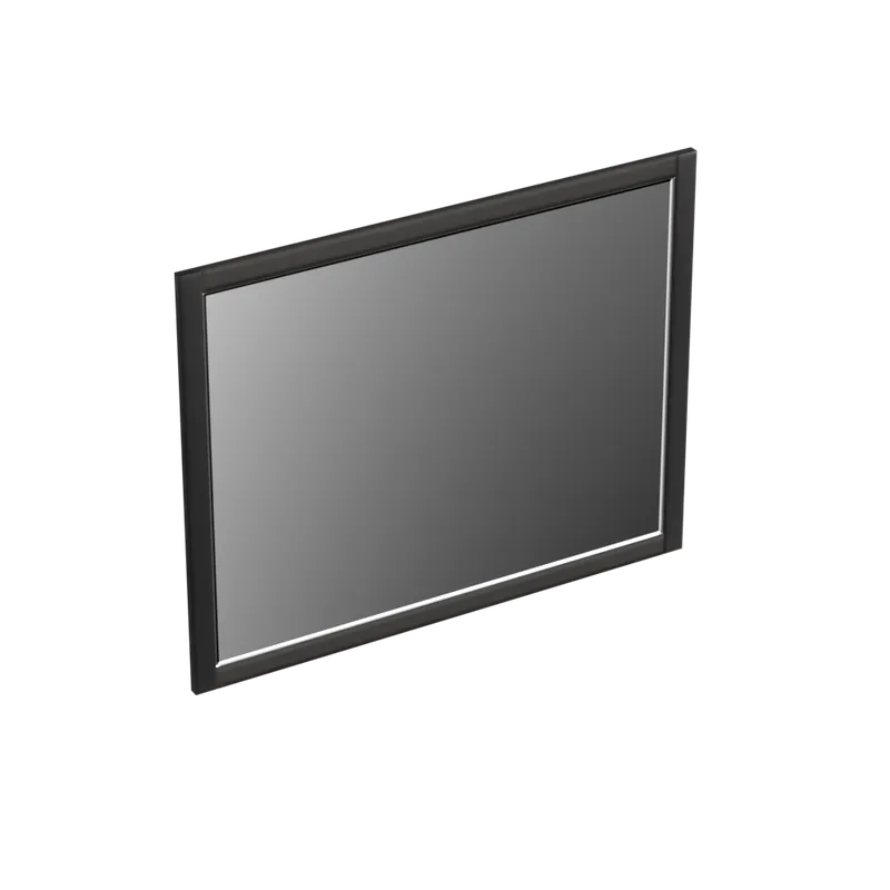 Budget Forzalaqua Gela spiegel 100x80cm black oiled