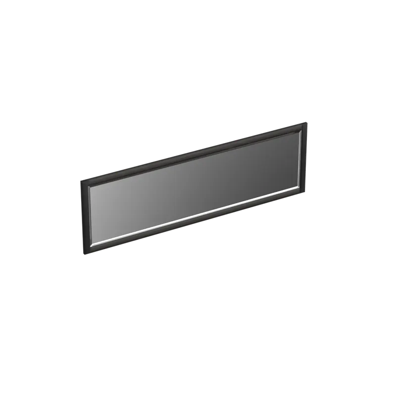 Ambachtelijk Forzalaqua Gela spiegel 160x50cm black oiled