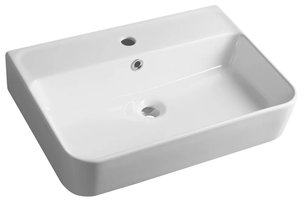 Sapho Gali keramieke wastafel 60x42cm wit Origineel
