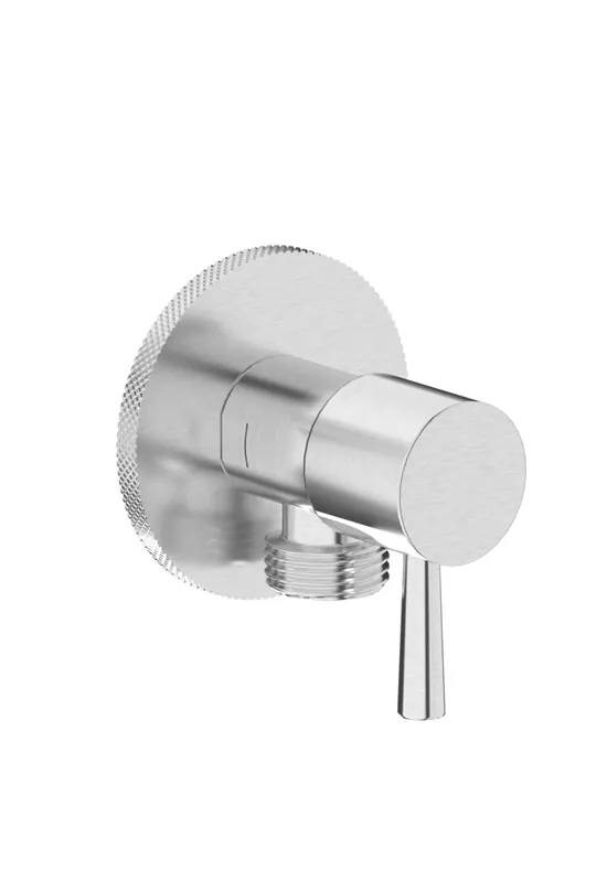 Plieger Roma hoekstopkraan 1/2" geborsteld chroom Garantie Inbegrepen