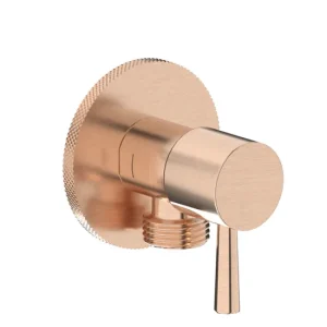 Plieger Roma hoekstopkraan 1/2" geborsteld rose goud Bestel Nu