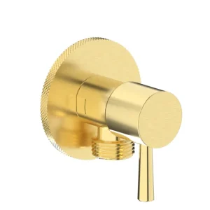 Plieger Roma hoekstopkraan 1/2" geborsteld goud Authentiek