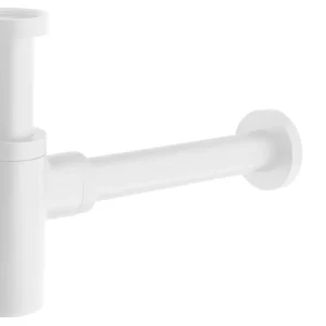 Sapho sifon 5/4" mat wit Populair