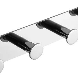 Flitsaanbieding Sapho X-Round vier zelfklevende haken chroom