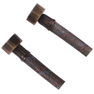Sapho RVS aansluitslang 1/2"x1/2" brons Lage Kosten