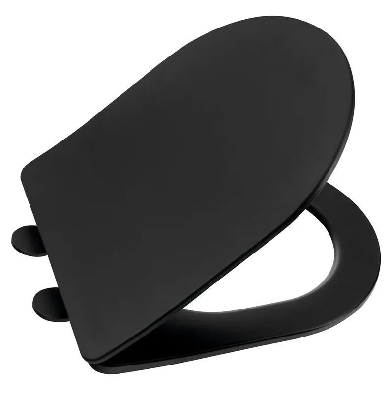 Sapho Paco softclose toiletbril zwart Handgemaakt